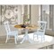 International Concepts 42 in. Dual Drop Leaf Table with 2 Cross Back Dining Chairs - 3 Piece Dining Set K02-42DP-C08-613P - alternate 7